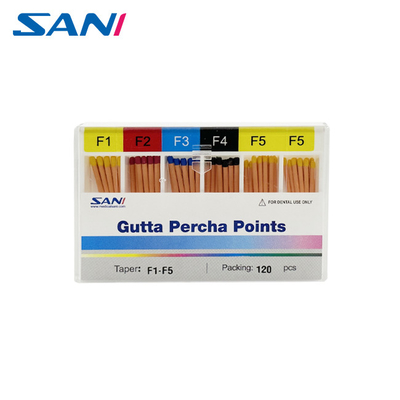 Endodoncia Dentária Gutta Percha Pontos Taper 02/04/06/F1-F5 Com Certificado CE