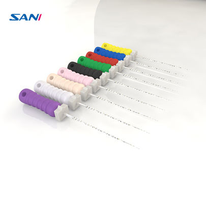 os arquivos de 28mm K na odontologia 6pcs pelo tipo do bloco K arquivam Endo