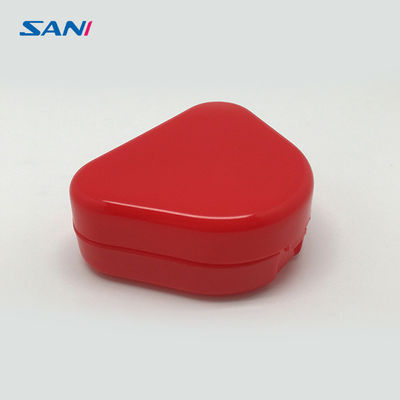 Bom preço. Caixa ortodôntica da dentadura da prova do escape de 30mm, caixa de armazenamento vermelha da dentadura on-line