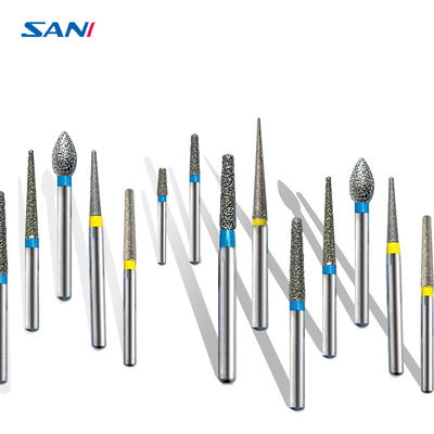 Bom preço. Certificação dental de prata de aço inoxidável de 11mm FG Diamond Burs FDA on-line