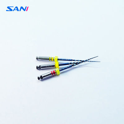 Bom preço. arquivos dentais giratórios de 31mm, arquivos Endodontic de Niti do revestimento Nano azul on-line
