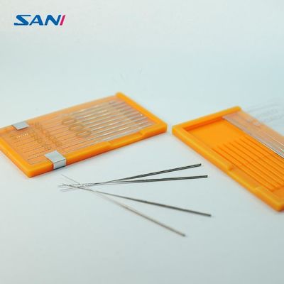 Bom preço. Endodontia farpada de aço inoxidável dental do espeto 10pcs/Box para a limpeza da raiz on-line