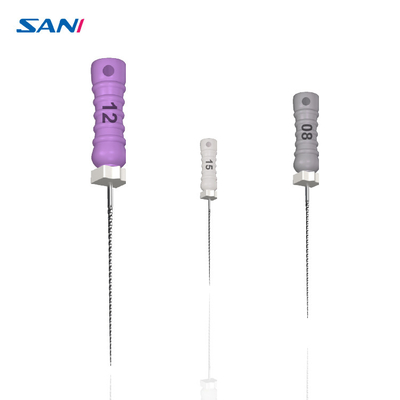 Instrumento dental de aço inoxidável médico dos arquivos dentais super do manual de C para canais de raiz