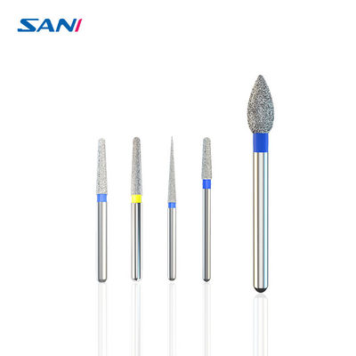Velocidade de aço inoxidável polonesa dental Handpiece do departamento 11mm FG Diamond Bur Set For High