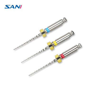 Bom preço. os arquivos dentais giratórios de 2.0N/Cm Niti caçoam o arquivo para o tratamento de canal de raiz 3pcs/Pack on-line
